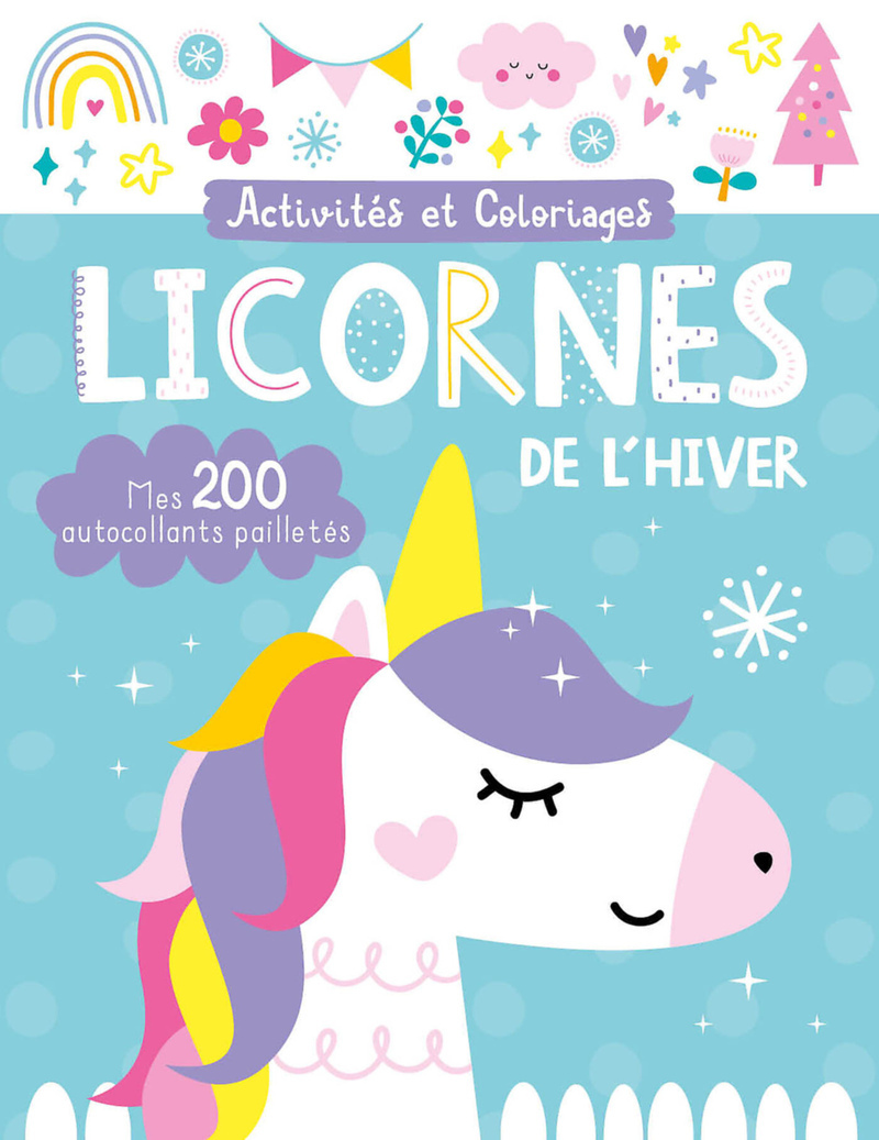 MES AUTOCOLLANTS PAILLETÉS - LICORNES