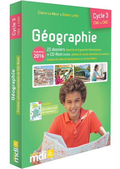 MDI Géographie - Fichier cycle 3 CM1 CM2