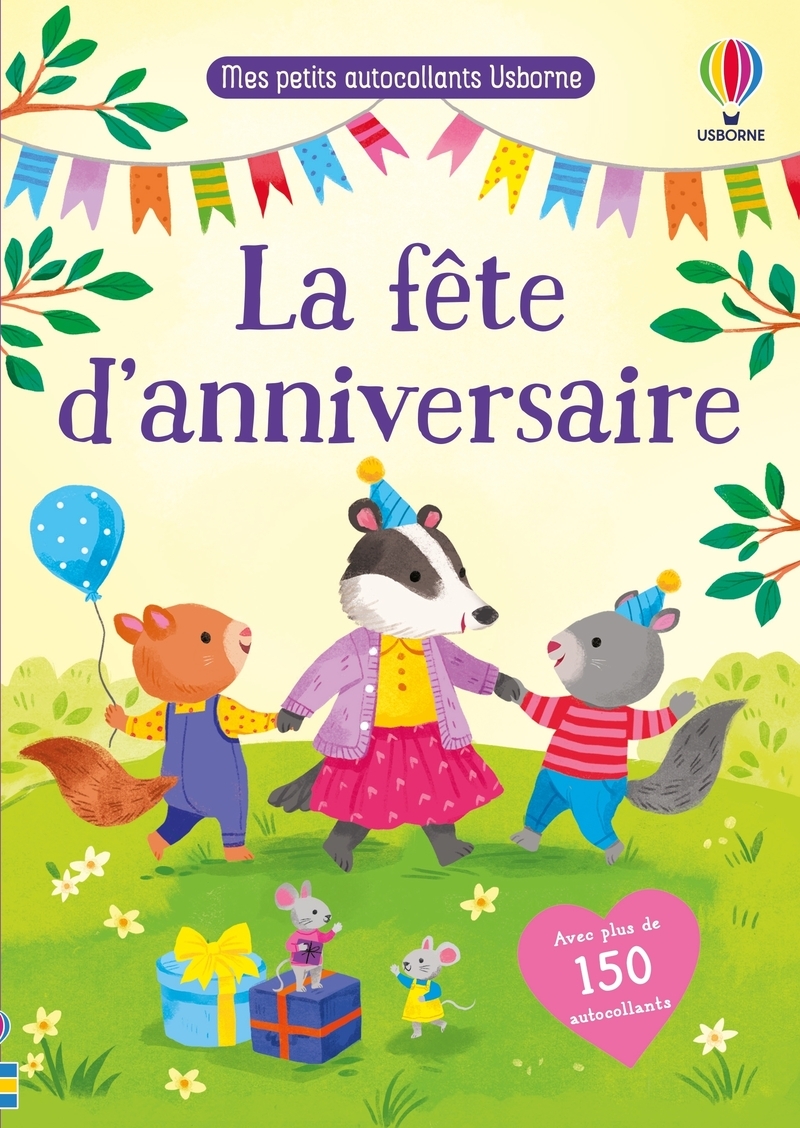 La fête d'anniversaire - Mes petits autocollants Usborne - Dès 3 ans