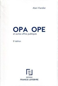 OPA OPE et autres offres publiques