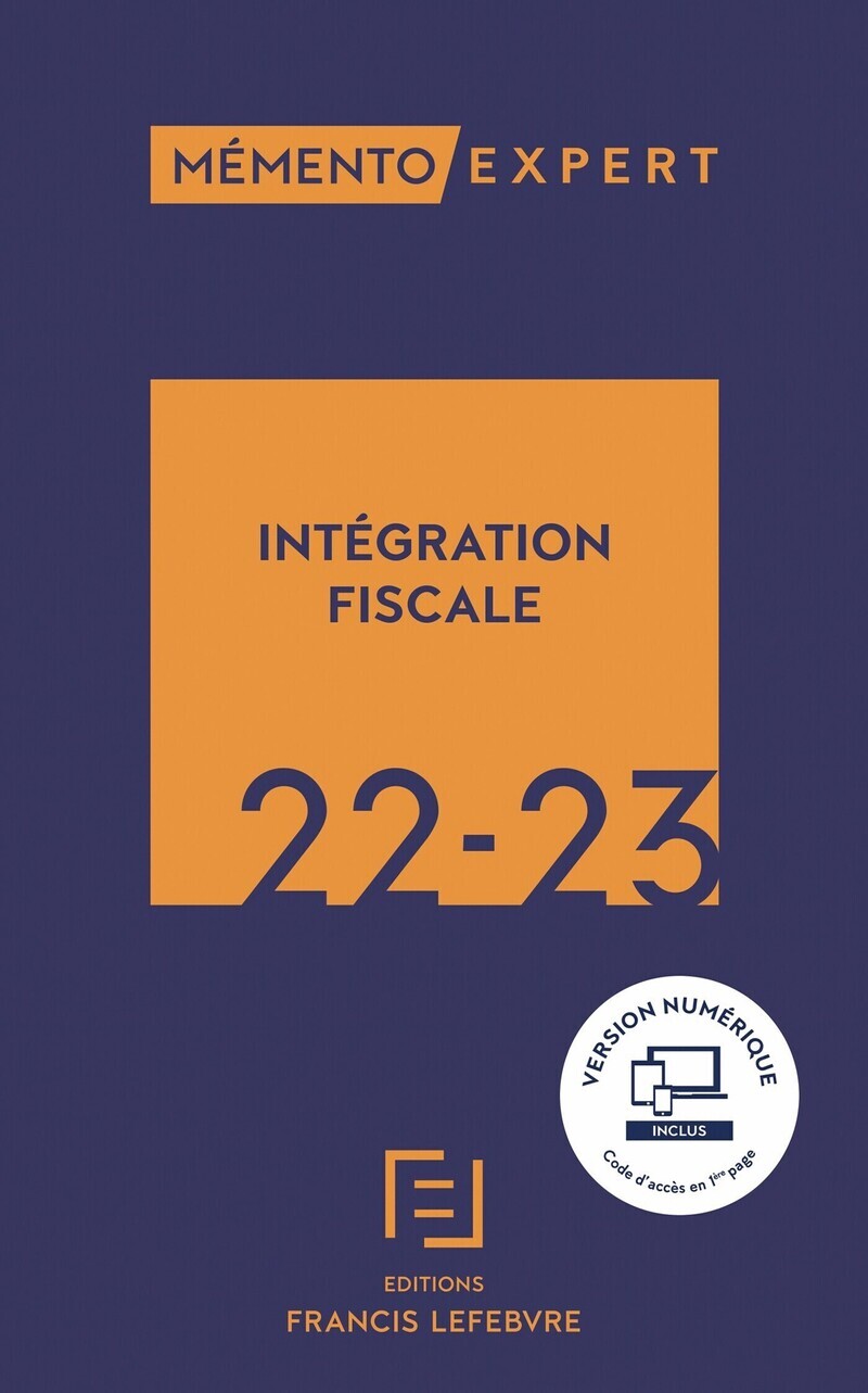 Mémento Intégration fiscale 2022 2023