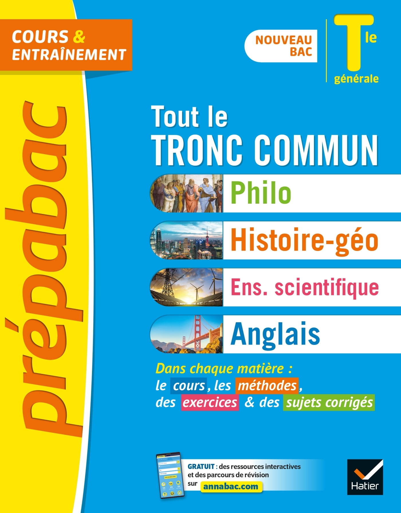 Prépabac Tout la Tle générale (tronc commun) - Bac 2024 (toutes les matières)