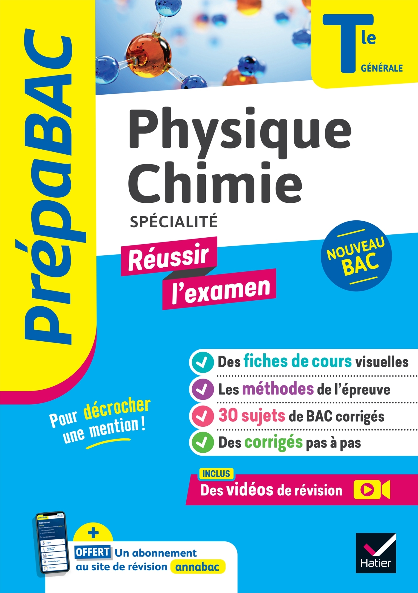 Prépabac Réussir l'examen - Physique-Chimie Tle générale (spécialité) - Bac 2026
