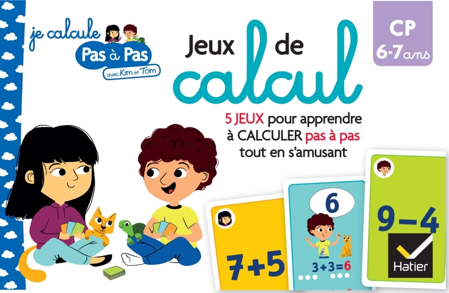 Jeux de Maths CP avec Kim et Tom