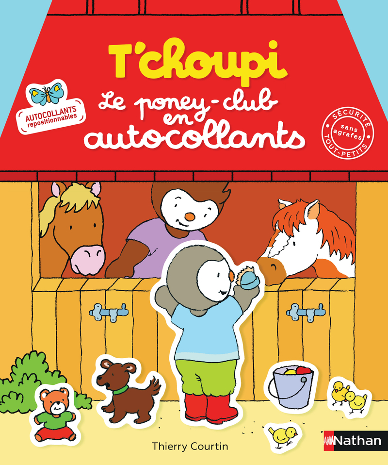T'choupi Le Poney-club en autocollants