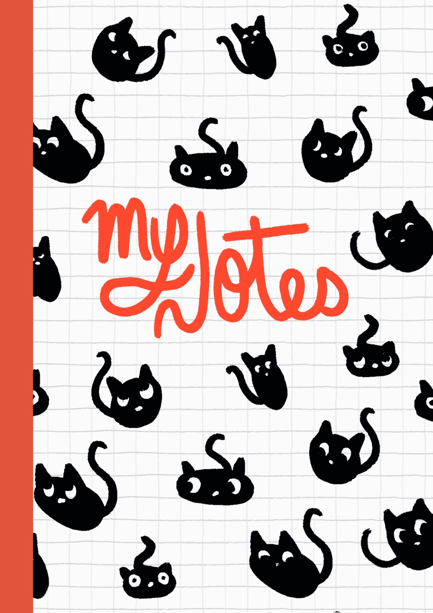 Carnet Chat Orange