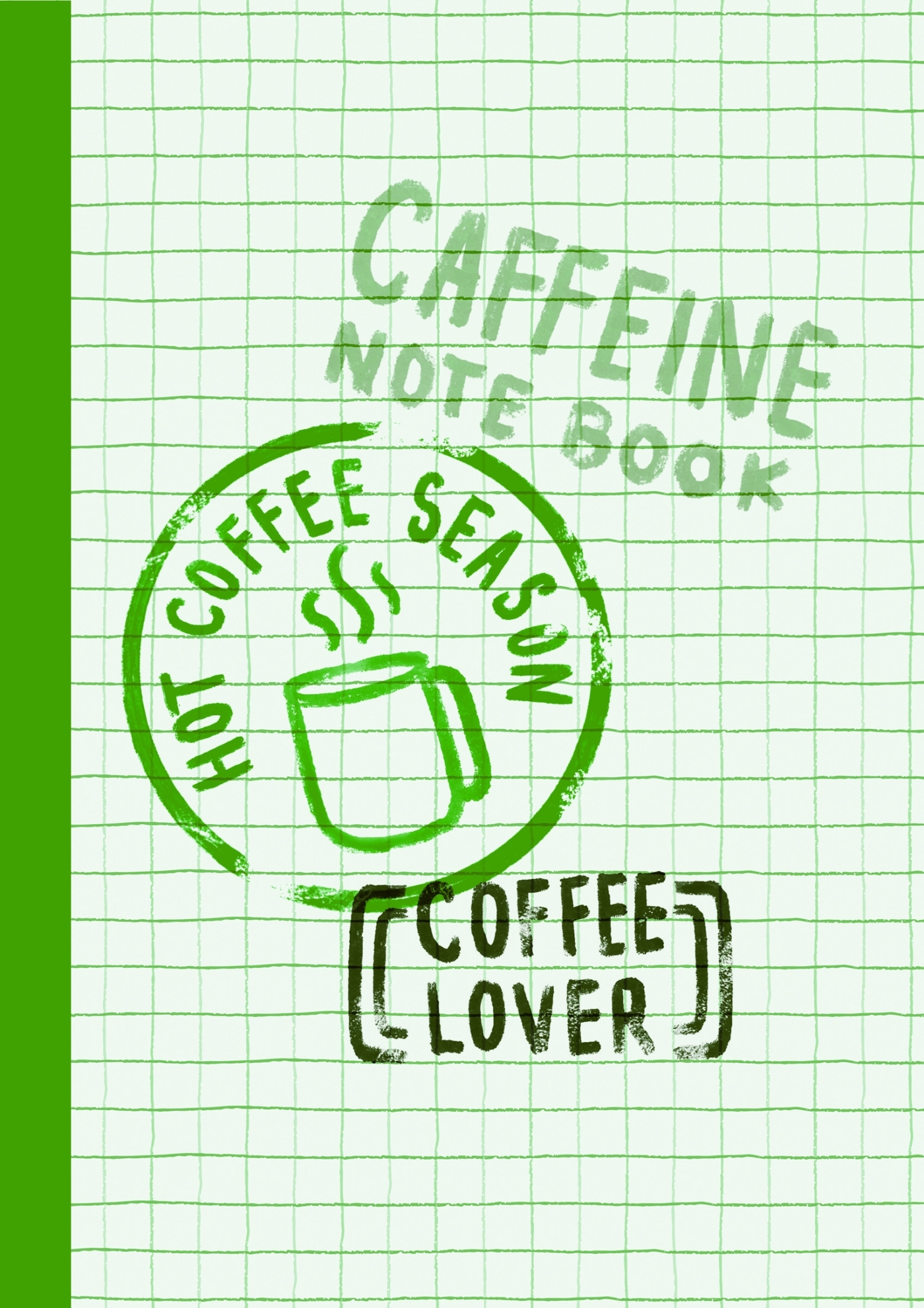 Carnet Caféine Vert