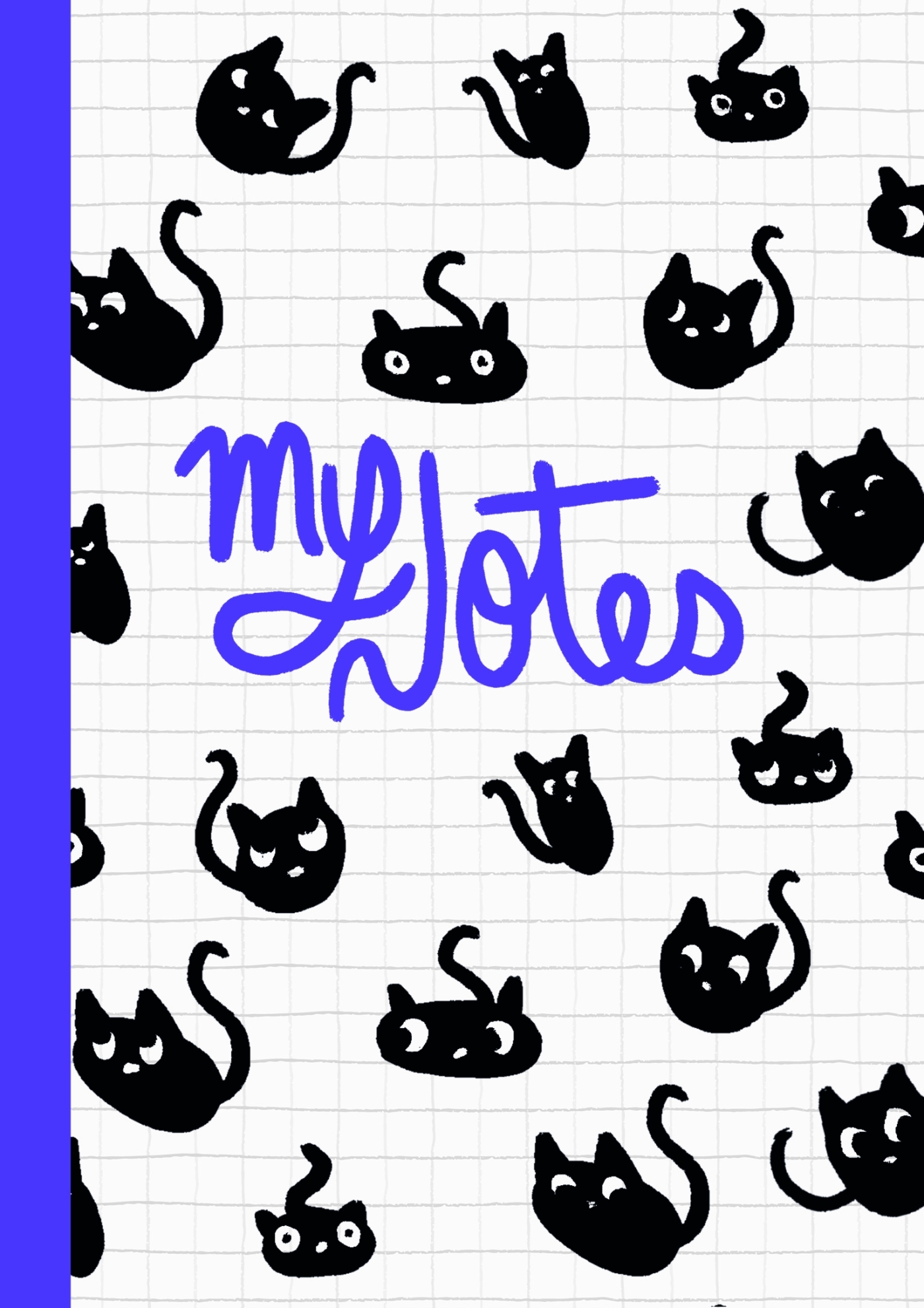 Carnet Chat Violet