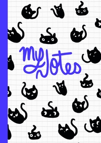 Carnet Chat Violet