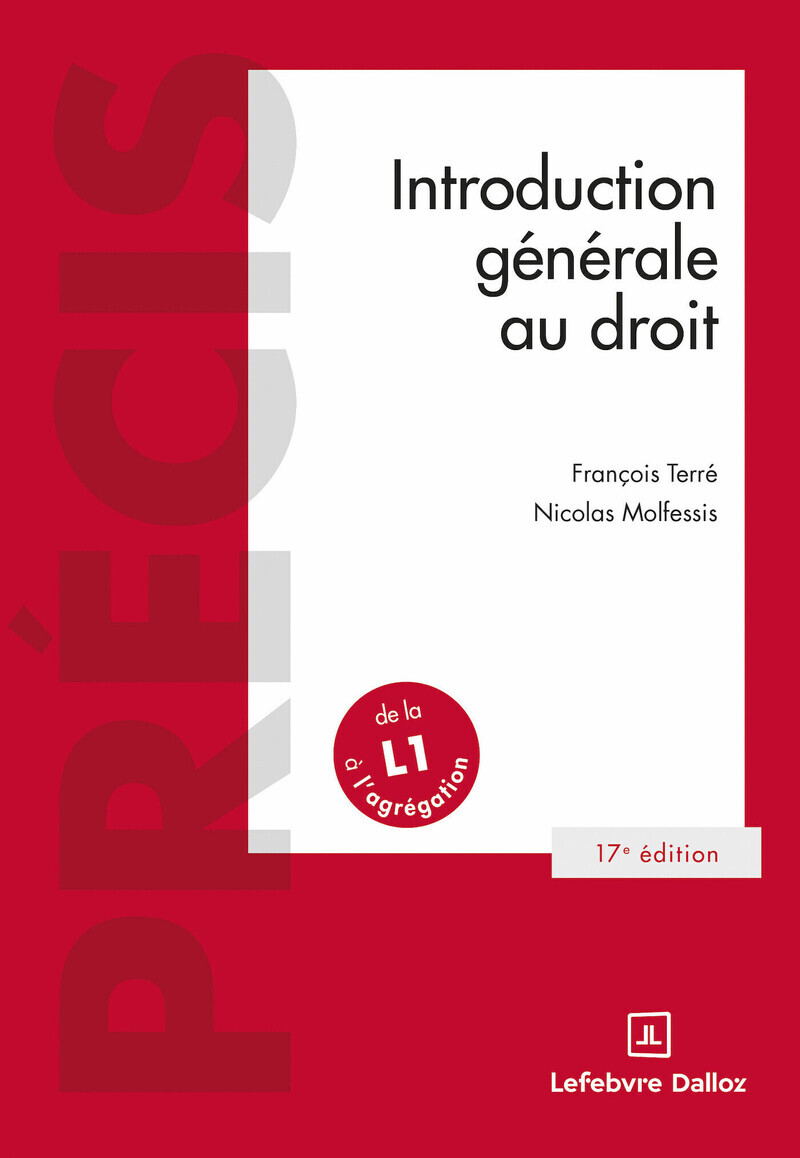 Introduction générale au droit. 17e éd.
