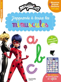 Miraculous - J'apprends à écrire les minuscules MS - GS (3-5 ans)