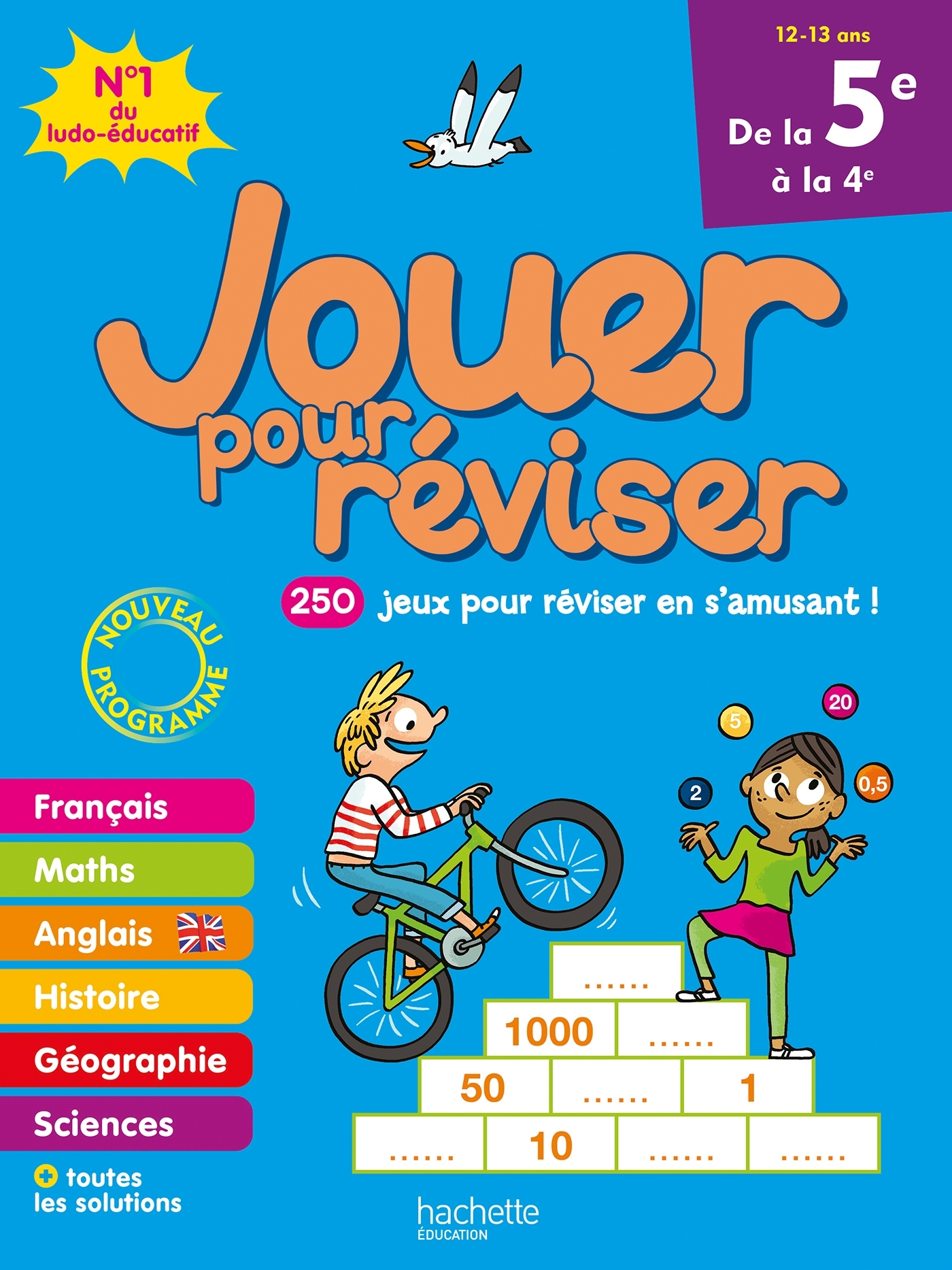 Jouer pour réviser - De la 5e à la 4e - Cahier de vacances 2026