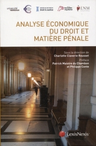 analyse economique du droit et matiere penale