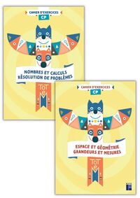 Totem Mathématiques CP - Cahiers d'exercices 2 volumes - numération + géométrie