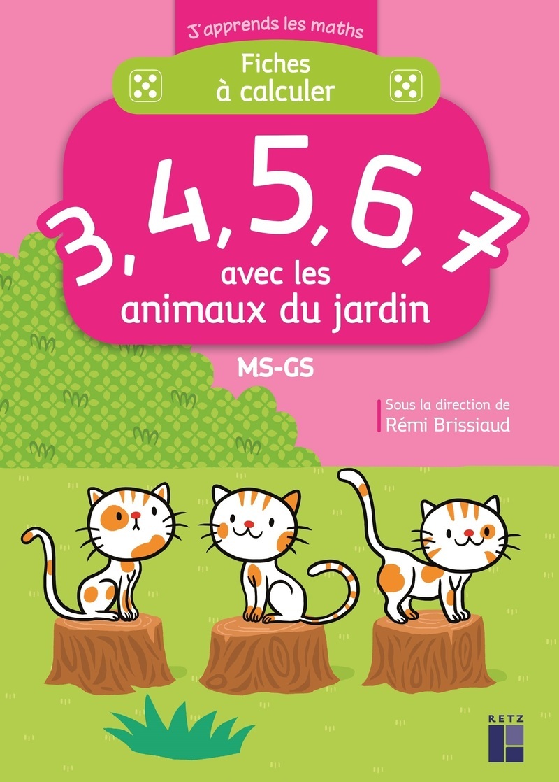 Fiches à calculer les animaux du jardin