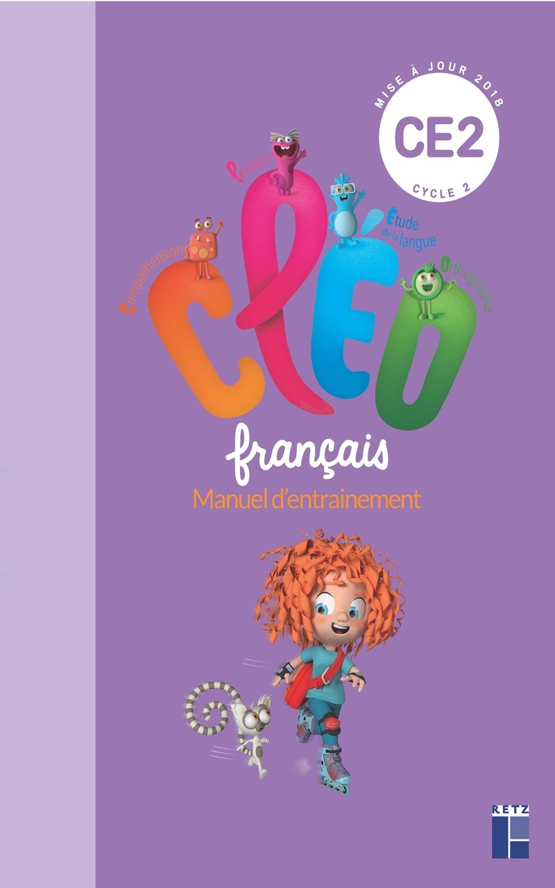 Français Manuel d'entrainement CE2 + aide mémoire - Programme 2018