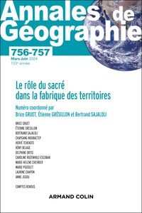 Annales de géographie - N°756-757 2-3/2024