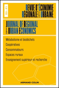 Revue d'économie régionale et urbaine Nº4/2024