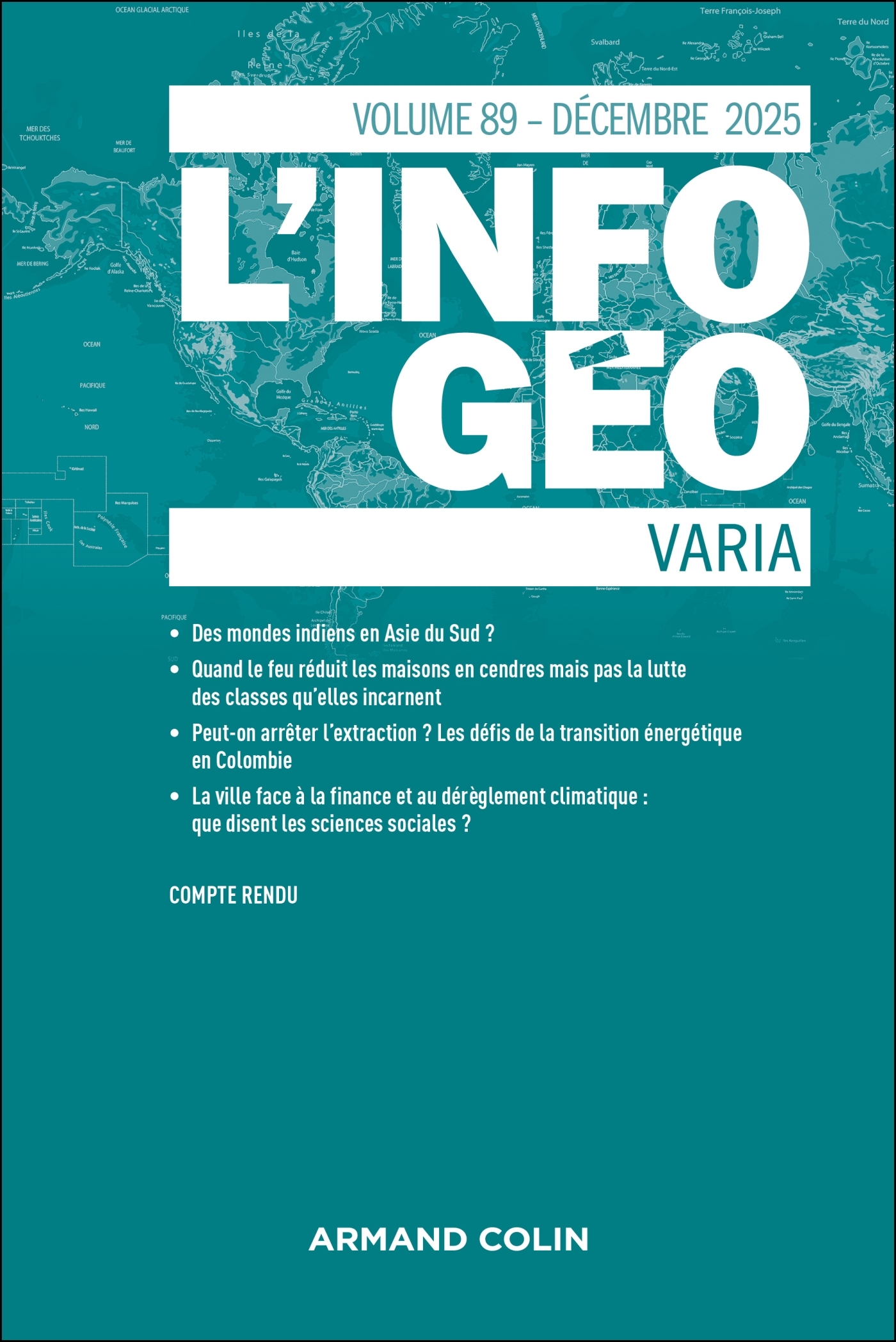 L'information géographique - n°4/2025