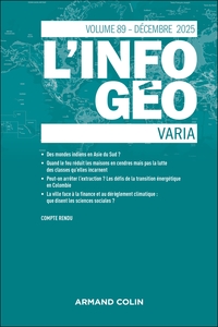 L'information géographique - n°4/2025