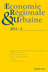 Revue d'économie régionale & urbaine (3/2012)