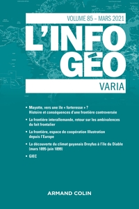 L'information géographique - n°1/2021 Varia