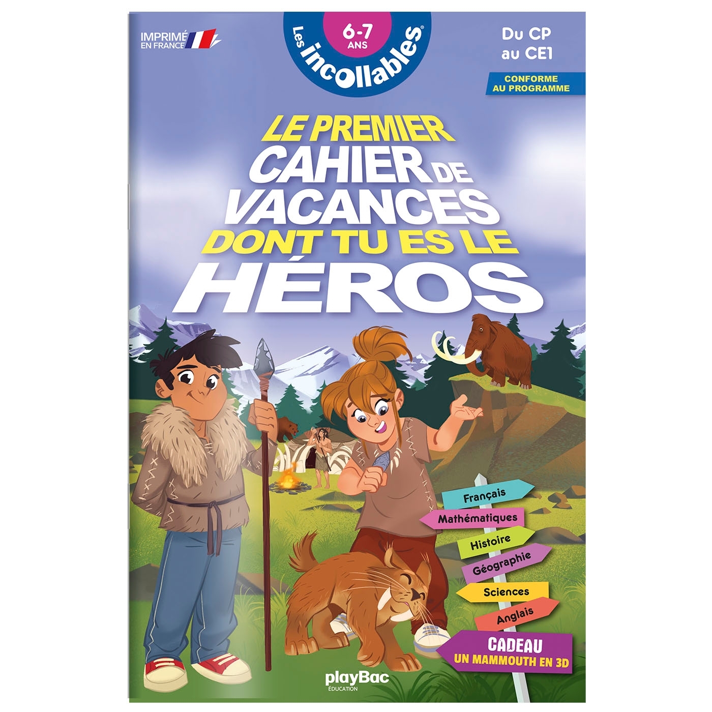 Cahier de vacances dont tu es le héros 2026 - Les incollables - CP au CE1 - 6/7 ans