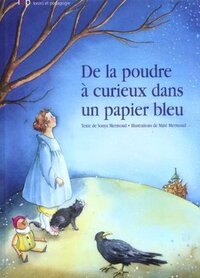 De la poudre à curieux dans un papier bleu