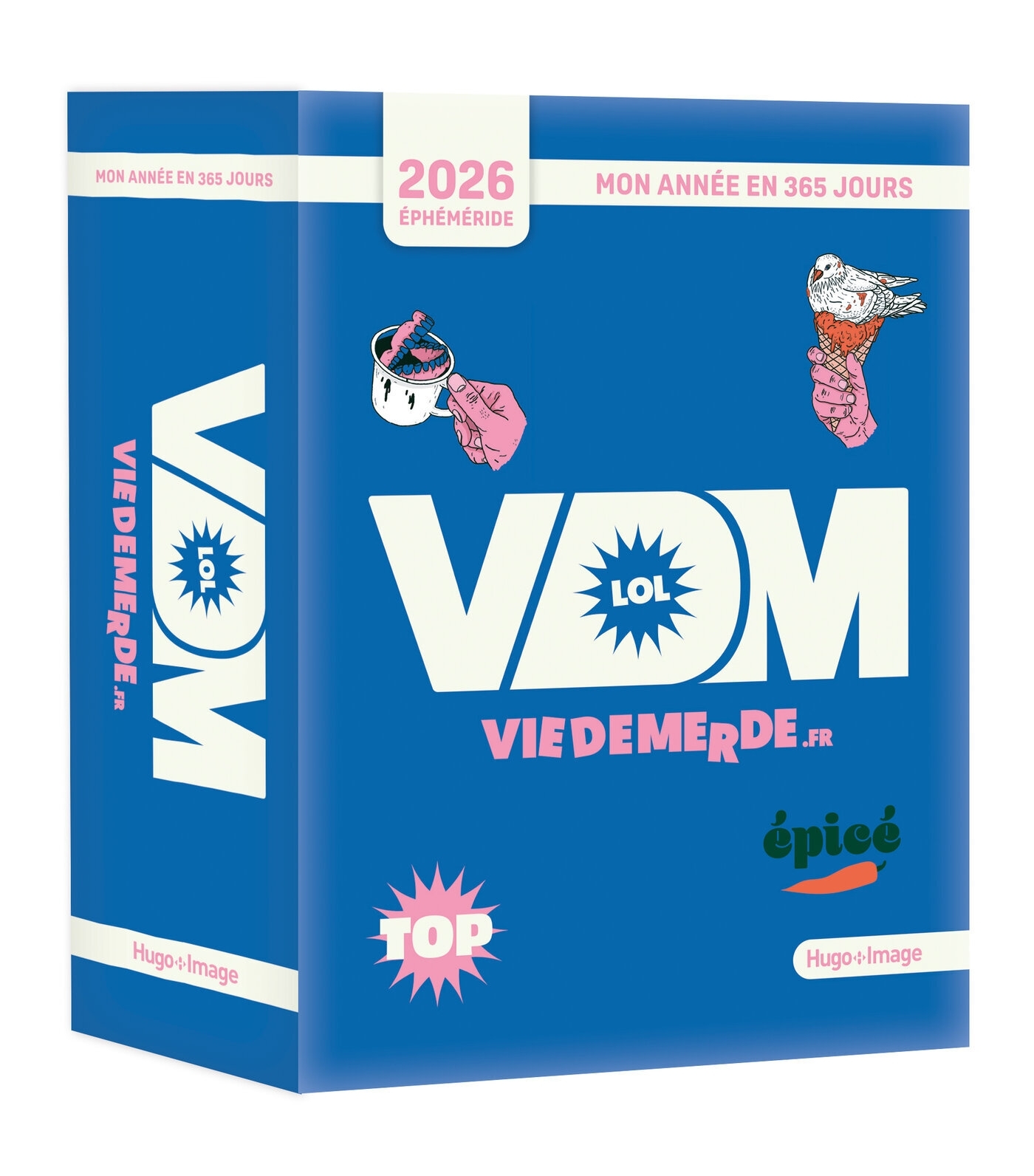 Mon année en 365 jours - 2026 - VDM Vie de merde