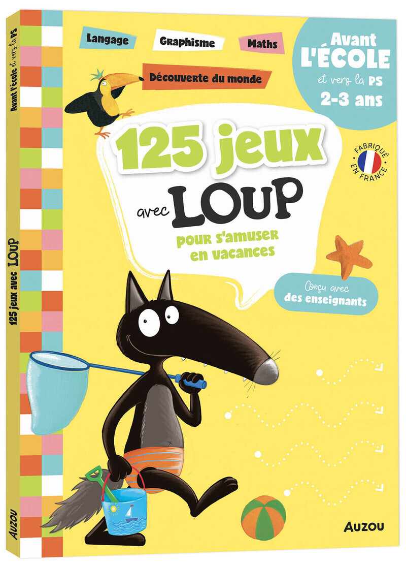 125 jeux avec Loup - Avant l'école et vers la PS - 2026