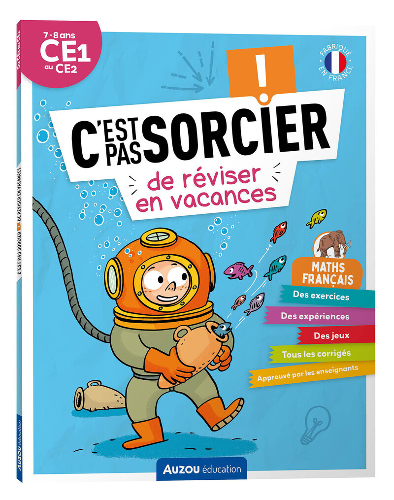 C'est pas sorcier de réviser en vacances - Du CE1 au CE2 - Cahier de vacances 2024