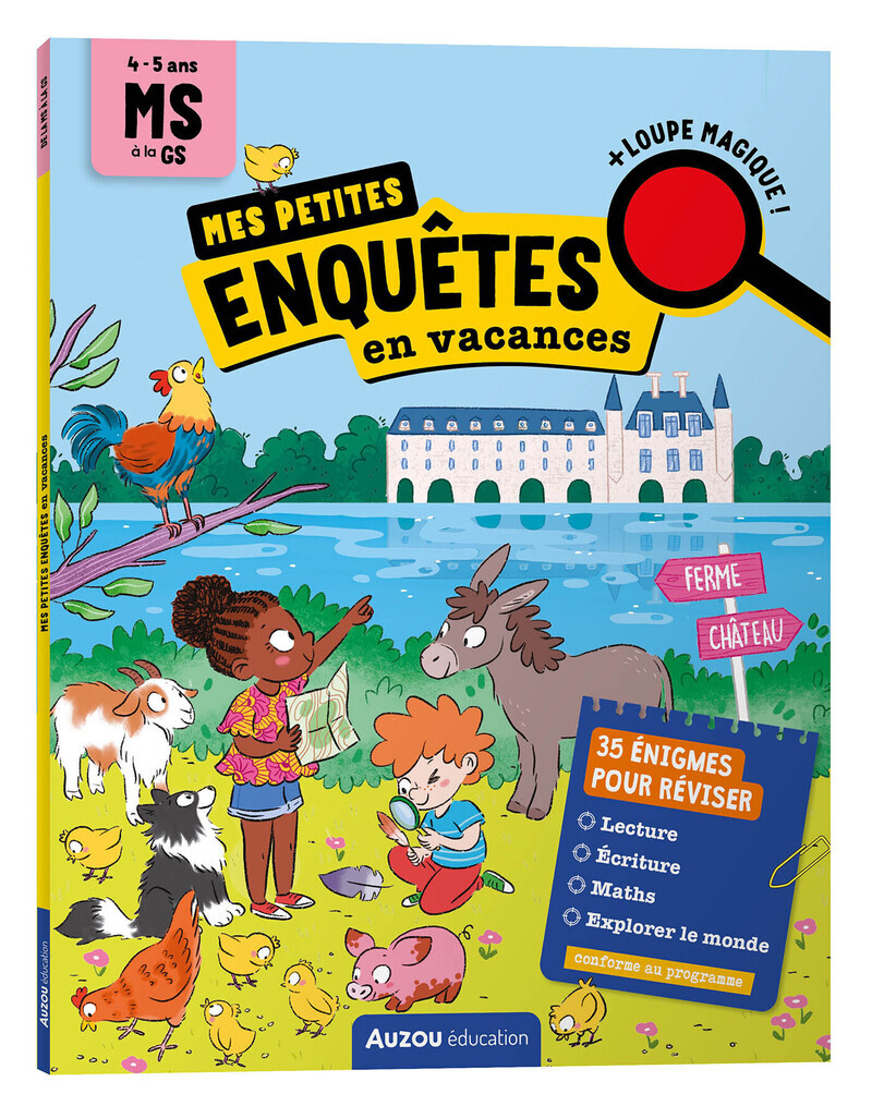 Mes petites enquêtes en vacances - de la MS à la GS - Cahier de vacances 2026