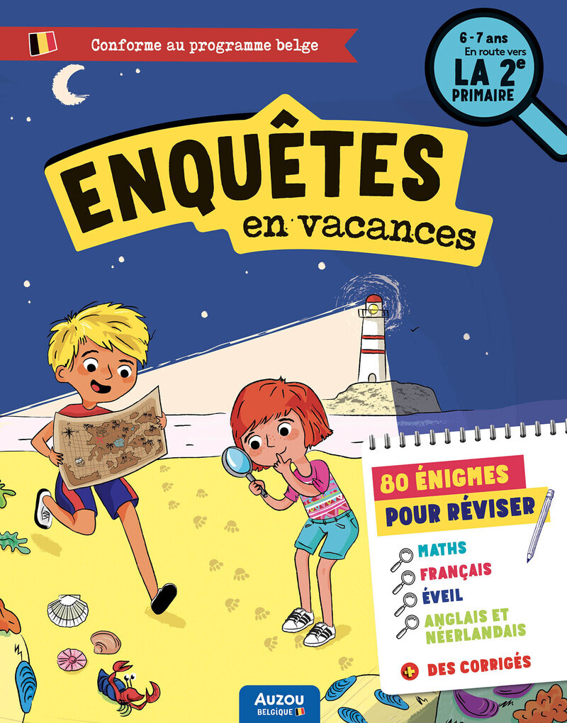J'enquête en vacances - En route vers la 2e primaire