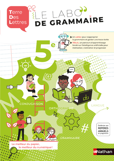Terre des Lettres 5ème - Cahier de Français - 2020