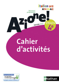 Azione ! 4ème Cahier d'activités 2017