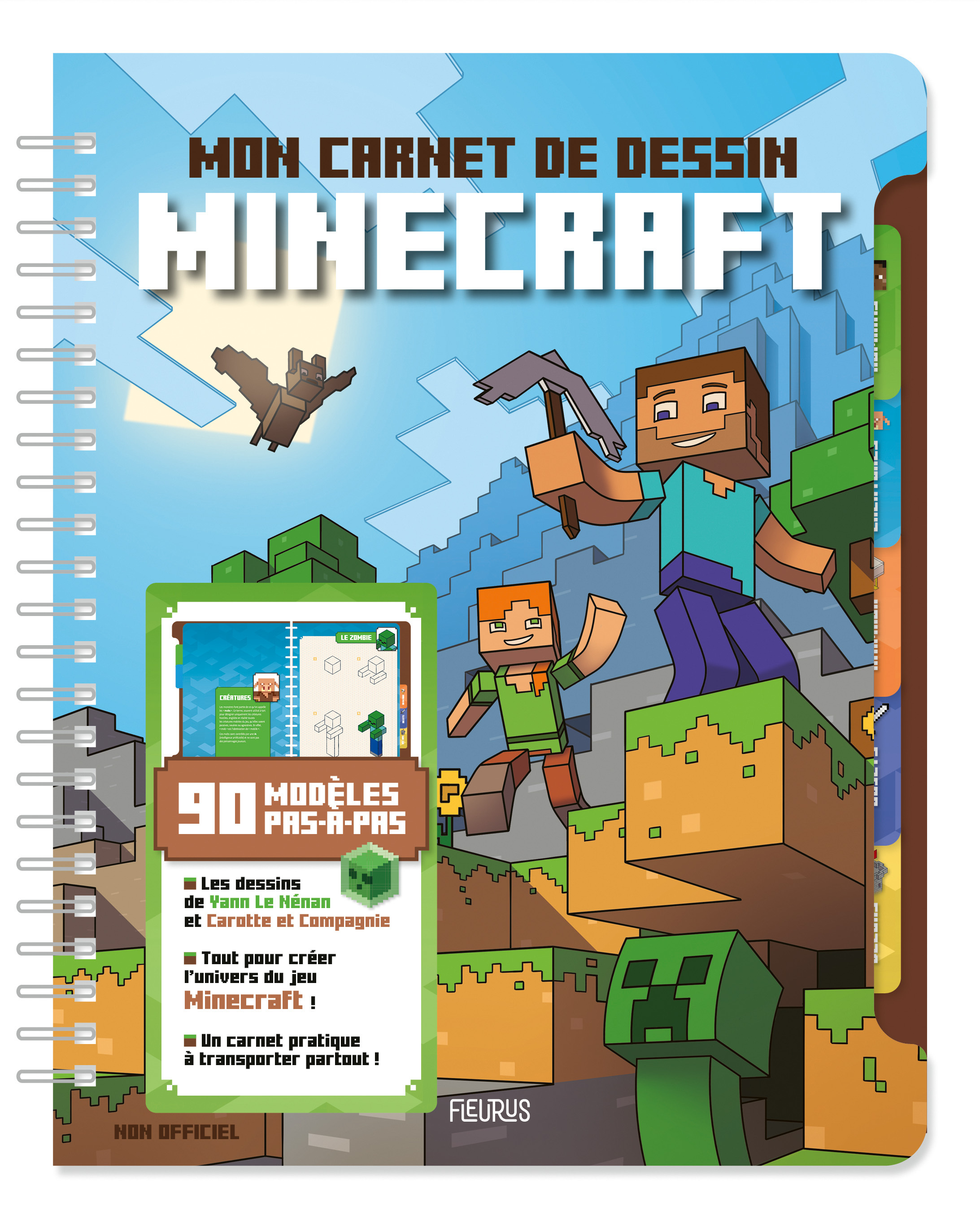 Minecraft - 90 modèles en pas-à-pas