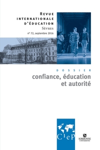 Confiance éducation et  autorité -  Livre
