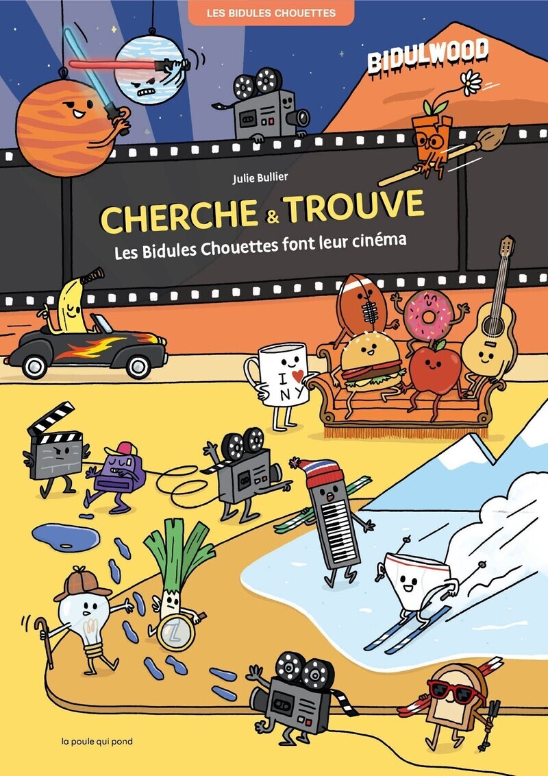 Cherche et trouve - Les Bidules chouettes font leur cinéma