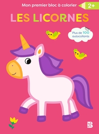 Mon premier bloc à colorier - Les licornes