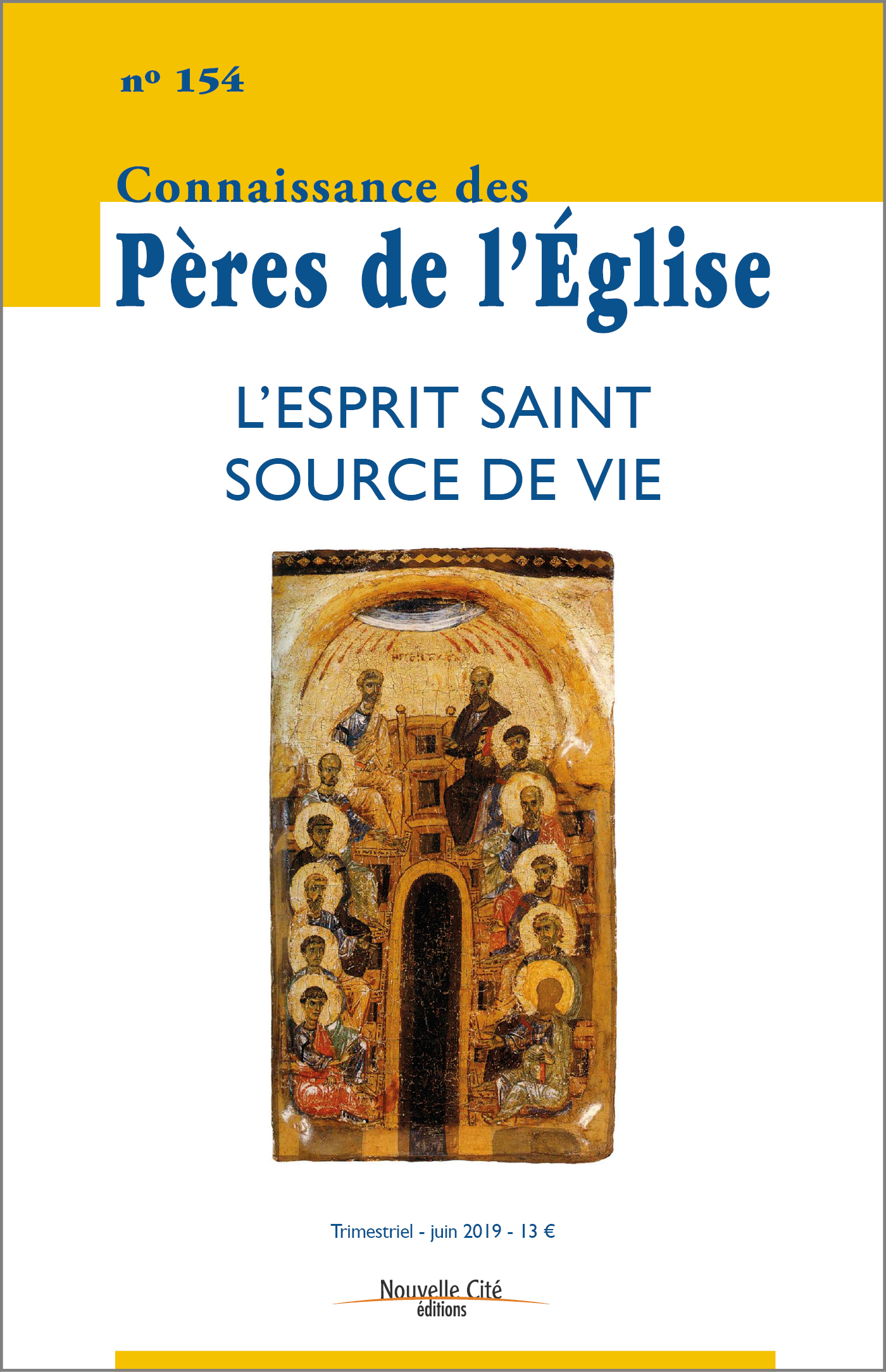 Connaissance des Pères de l'Eglise n°154