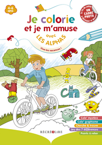 Je colorie et je m'amuse avec les Alphas Vive les vacances !