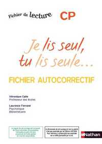 Je lis seul, tu lis seule - Autocorrectif - CP