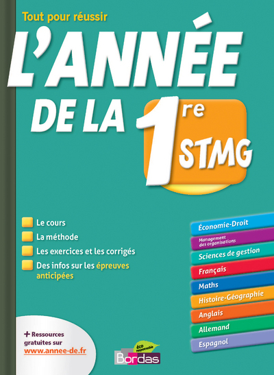 L'année de la 1ère STMG - Tout pour réussir