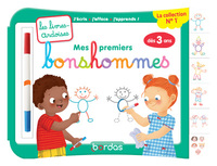 Les livres-ardoises - Mes premiers bonshommes