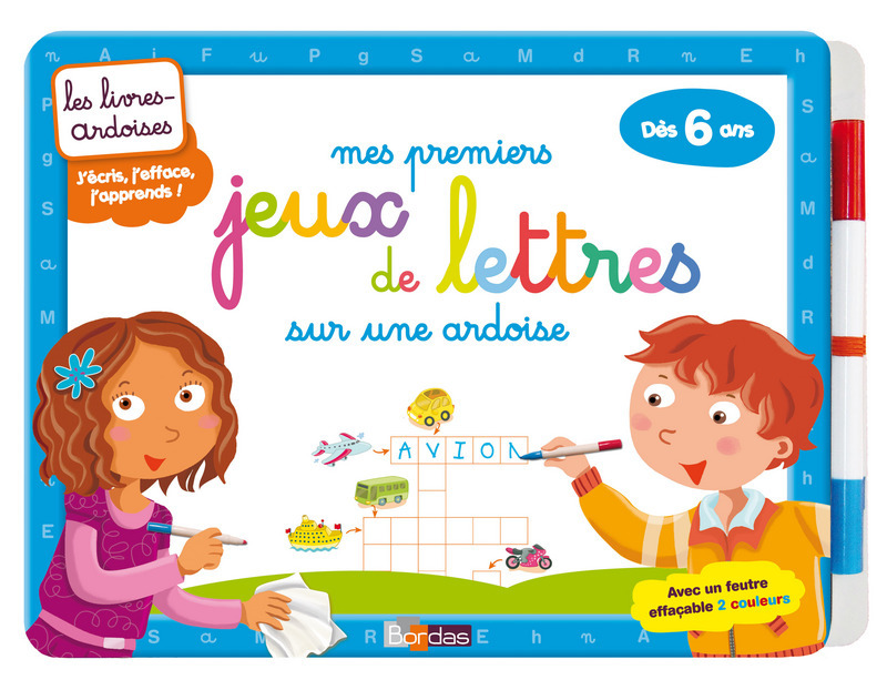 MES PREMIERS JEUX DE LETTRES SUR UNE ARDOISE