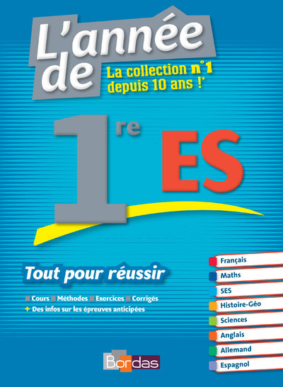 L'Année de 1re ES Tout pour réussir