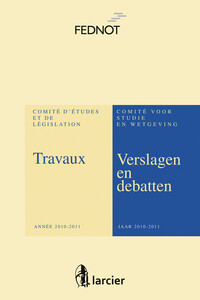 Travaux du Comité d'Etudes et de Législation/Verslagen en Debatten van het Comité voor Studie en Wet - Tome 20
