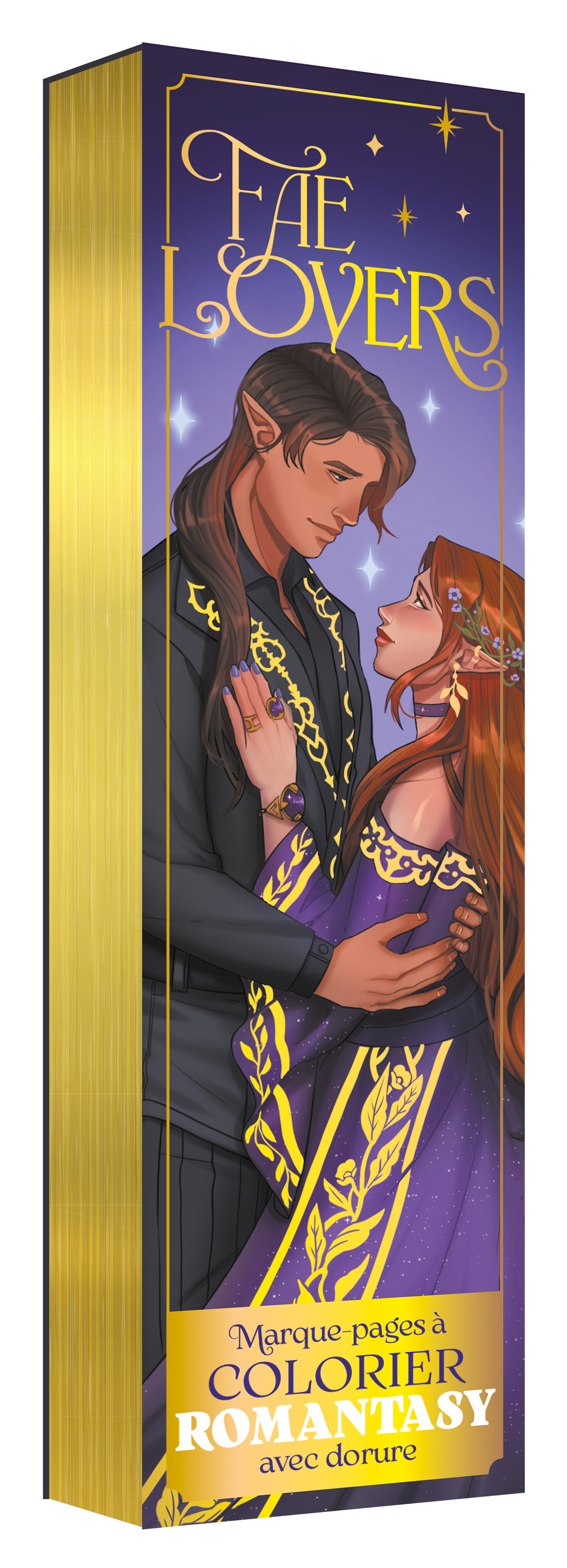 Marque-pages à colorier romantasy - Fae Lovers
