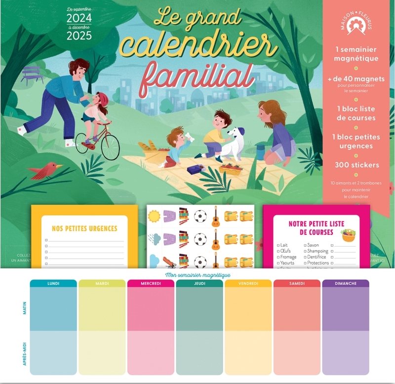 Le grand calendrier familial 2024-2025
