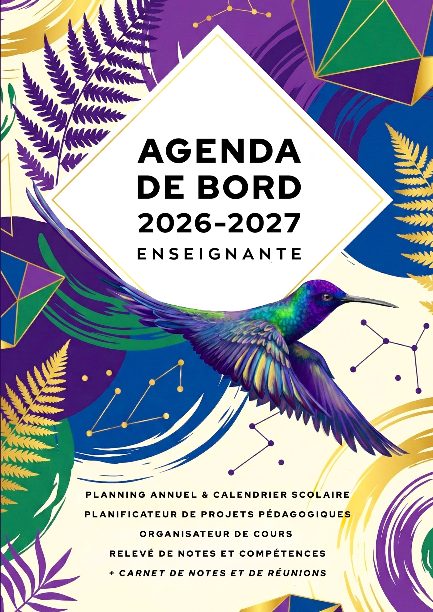 Agenda de bord 2026/2027 Enseignante
